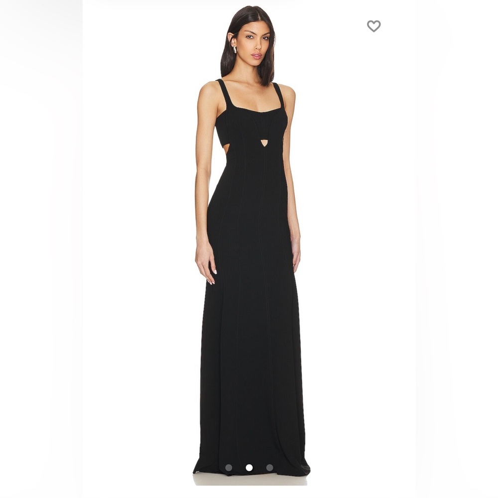 Cinq à Sept Black Liliane Gown